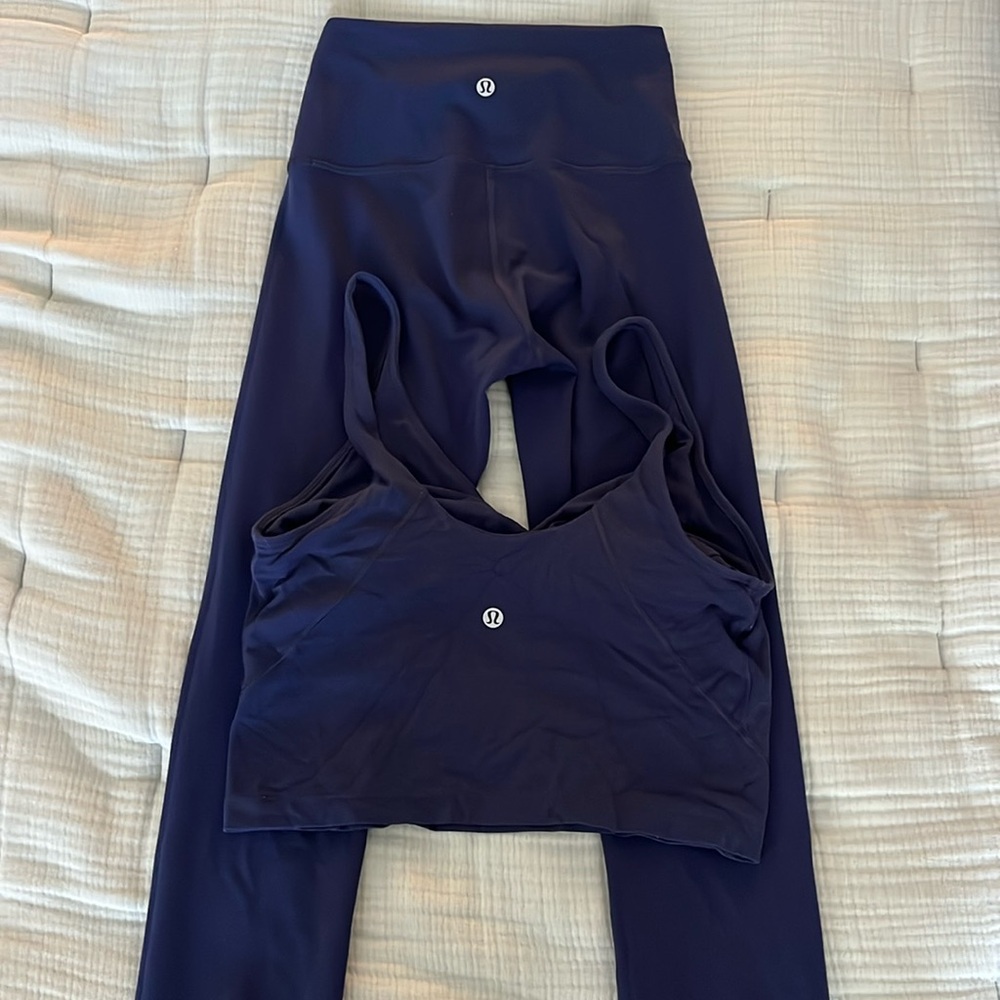Lululemon Athletica Navy Blue Set